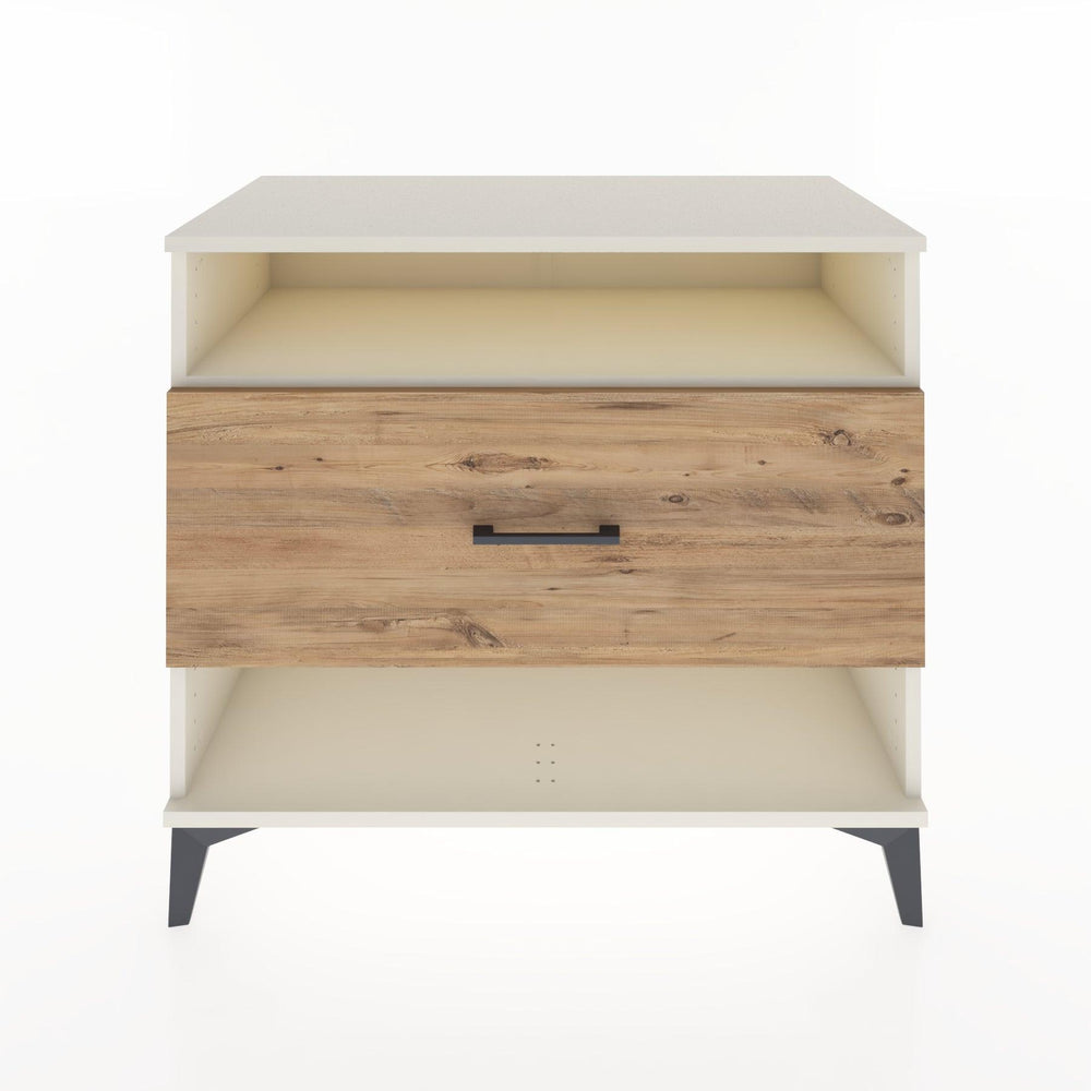 Woodntry Modular Dresser Moonstone 88x44x68 cm with Drawers and Shelves CR47-1