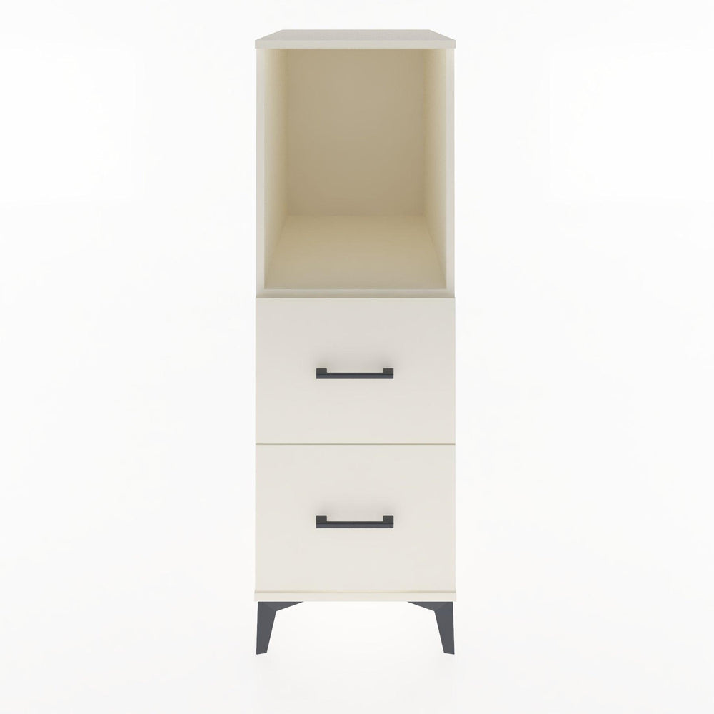 Woodntry Modular Cabinet Moonstone 44x30x122 cm with Drawers and Shelves CR97-1