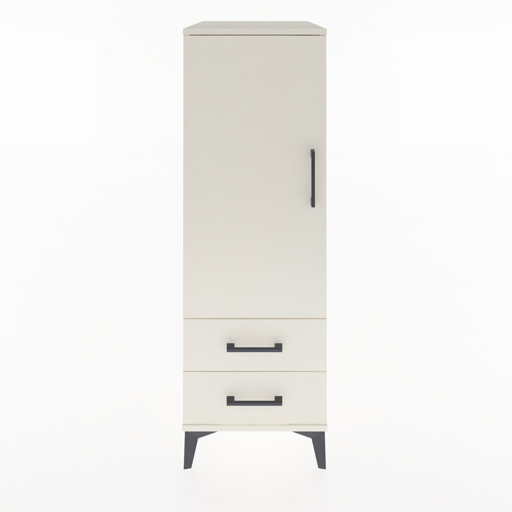 Woodntry Modular Cabinet Moonstone 44x59x122 cm with Doors and Drawers KC47-1