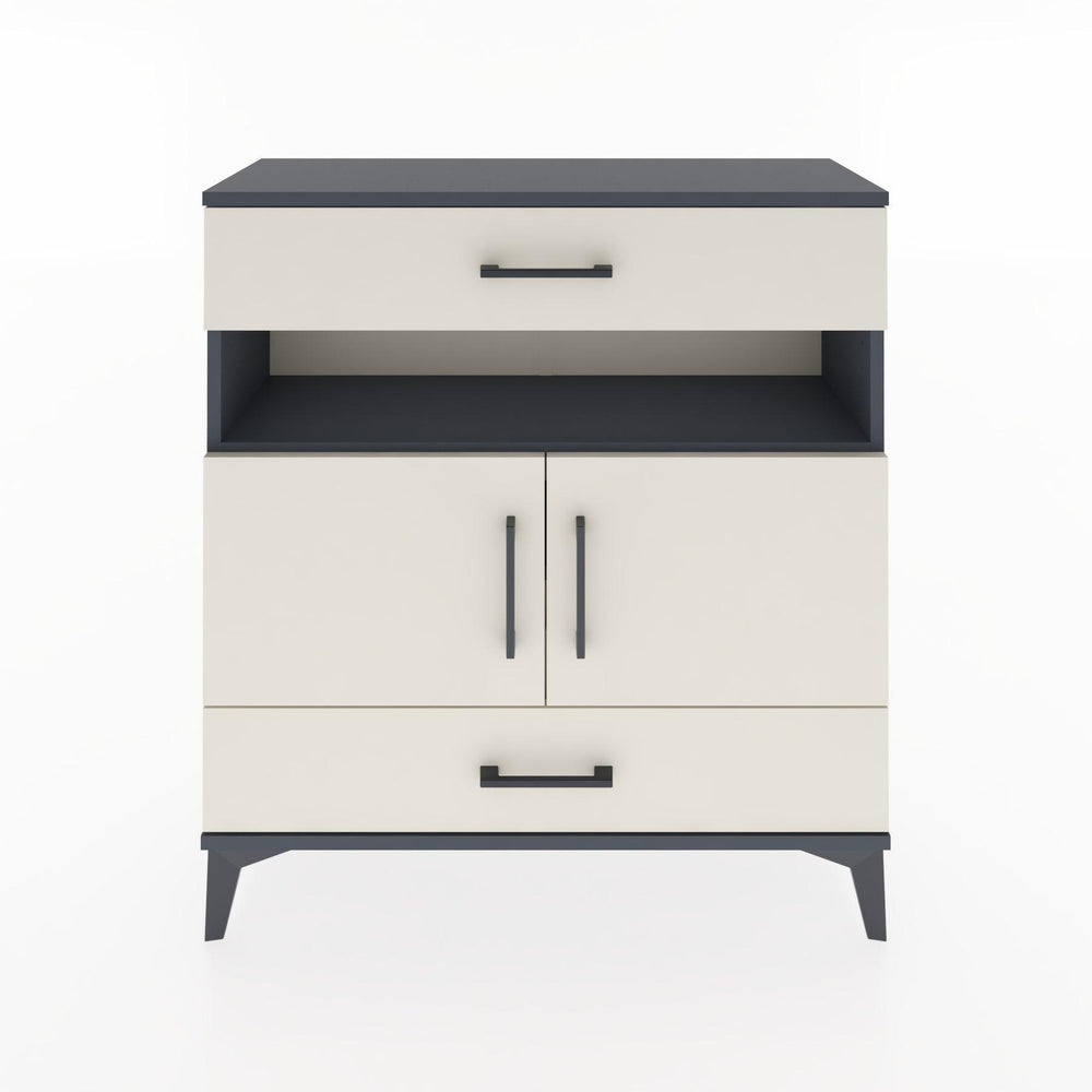 Woodntry Modular Dresser Anthracite 88x30x84 cm Functional F47-2