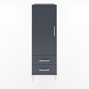 Woodntry Modular Cabinet Anthracite 44x30x122 cm with Doors and Drawers KC47-2