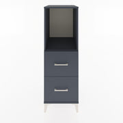 Woodntry Modular Cabinet Anthracite 44x30x122 cm with Drawers and Shelves CR97-2