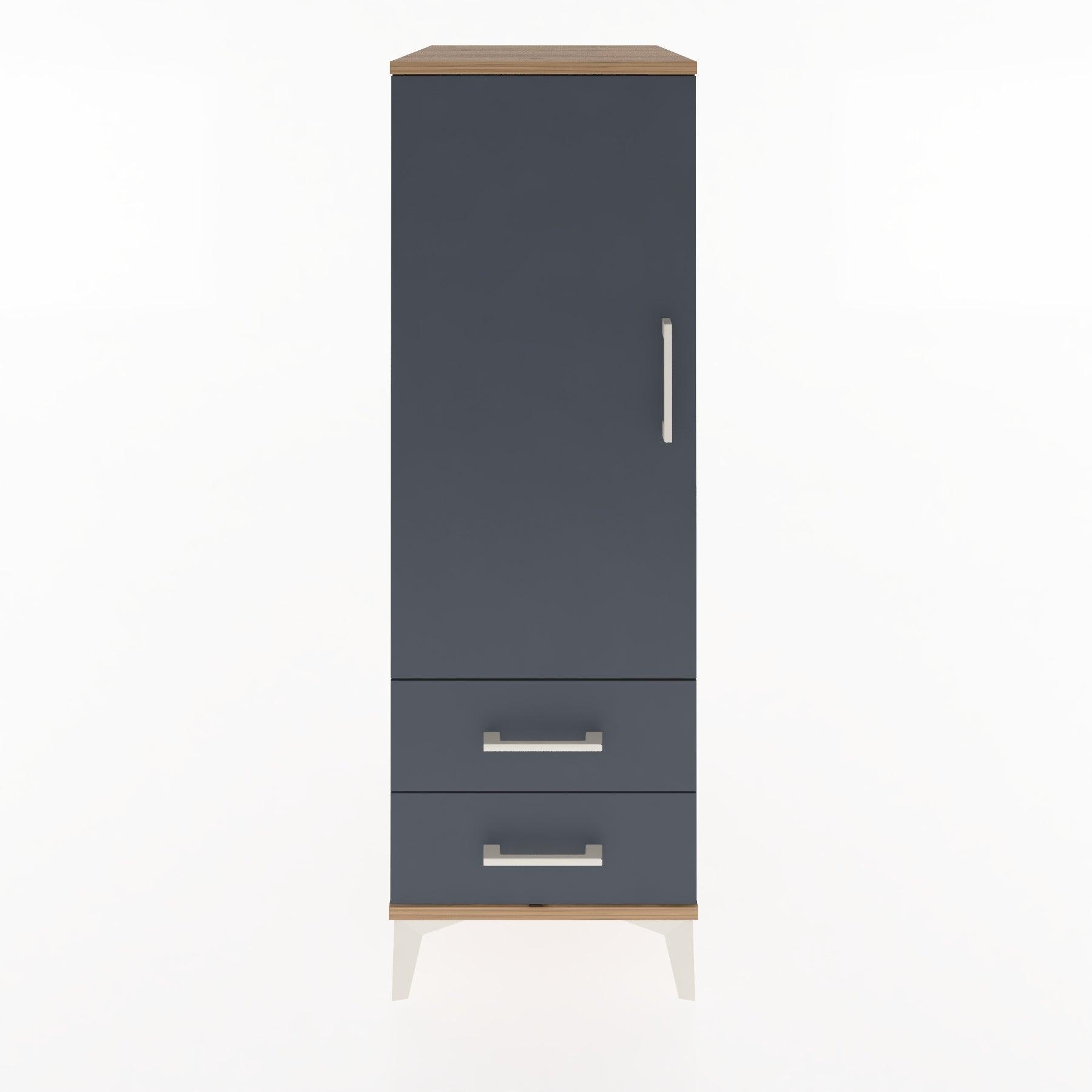 Woodntry Modular Cabinet Pine 44x30x122 cm with Doors and Drawers KC47-3