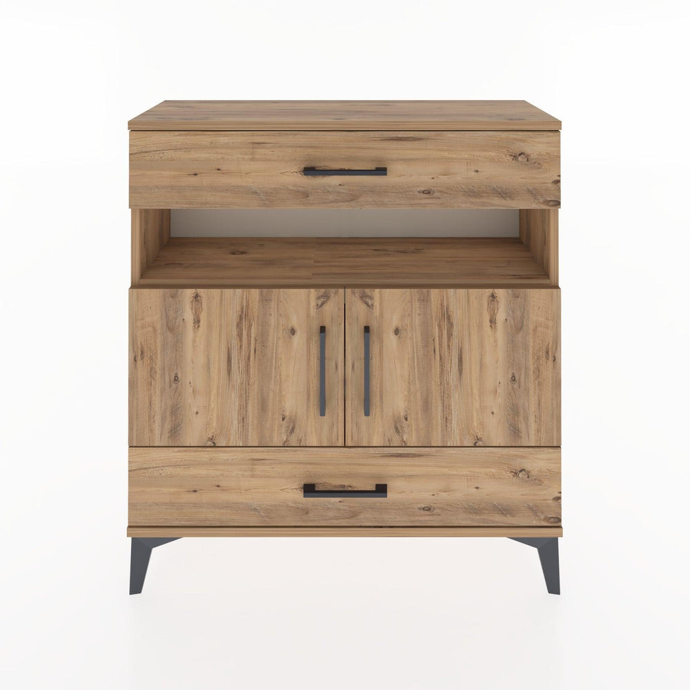 Woodntry Modüler Şifonyer Çam 88x30x84 cm Fonksiyonel F47-3