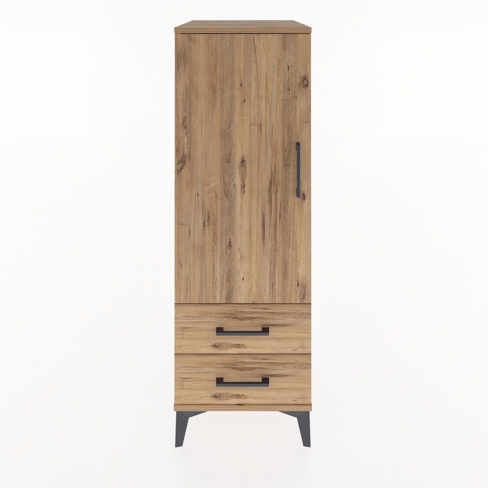 Woodntry Modular Cabinet Pine 44x59x122 cm with Doors and Drawers KC47-3