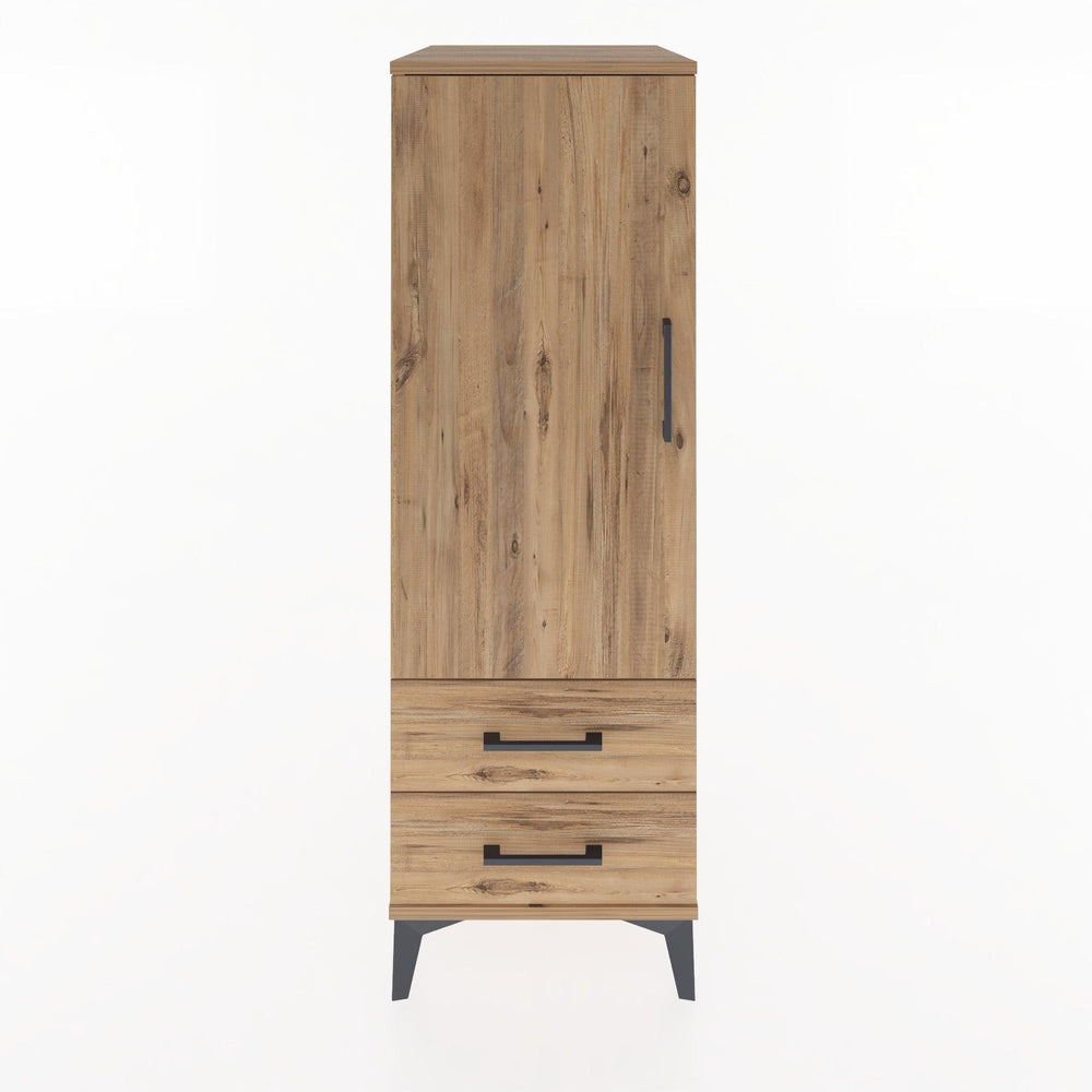 Woodntry Modular Cabinet Pine 44x30x122 cm with Doors and Drawers KC47-3