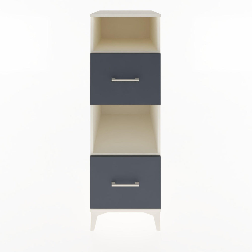 Woodntry Modular Cabinet Moonstone 44x30x122 cm with Drawers and Shelves CR98-1
