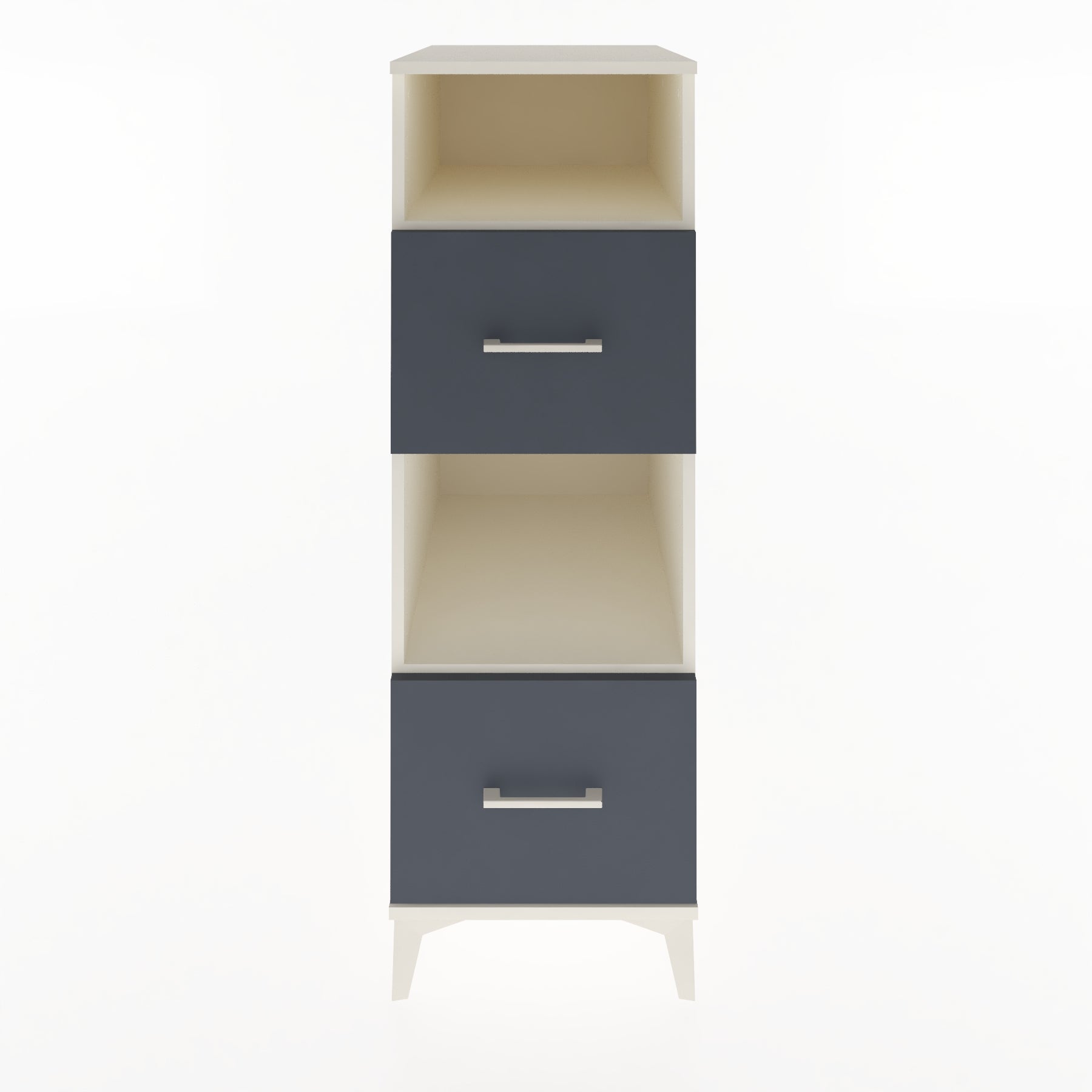 Woodntry Modular Cabinet Moonstone 44x59x122 cm with Drawers and Shelves CR98-1