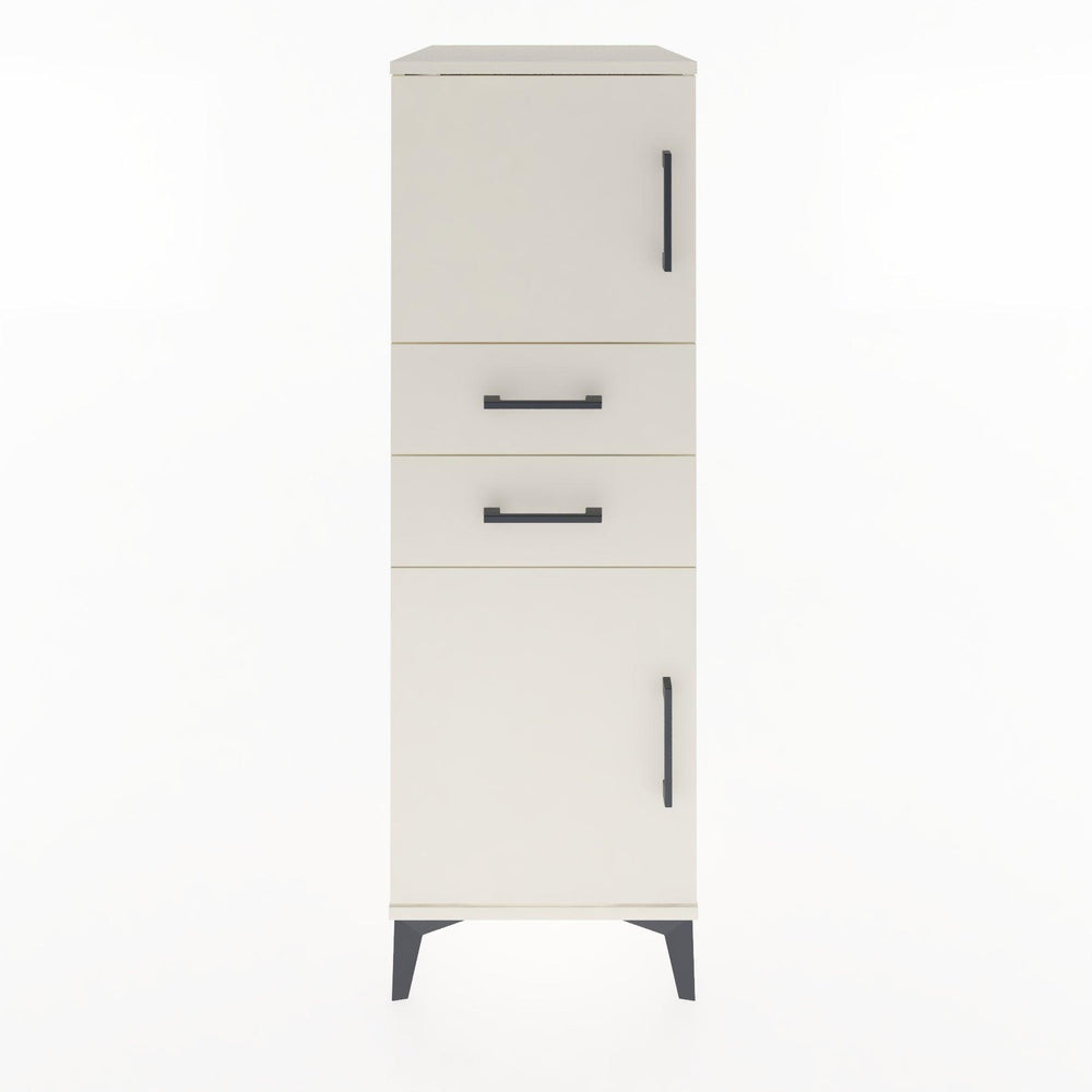 Woodntry Modüler Dolap Aytaşı 44x30x122 cm Kapaklı ve Çekmeceli KC48-1