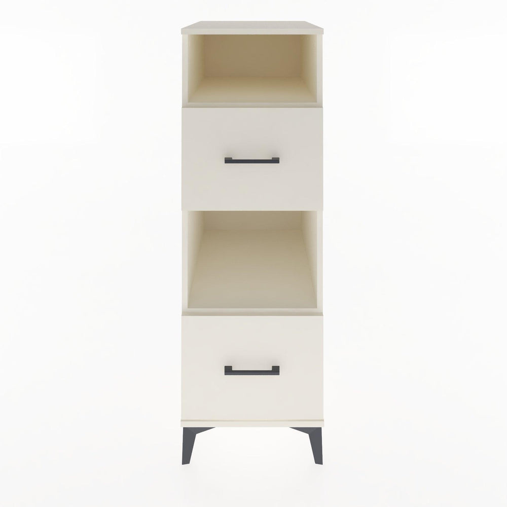Woodntry Modular Cabinet Moonstone 44x30x122 cm with Drawers and Shelves CR98-1