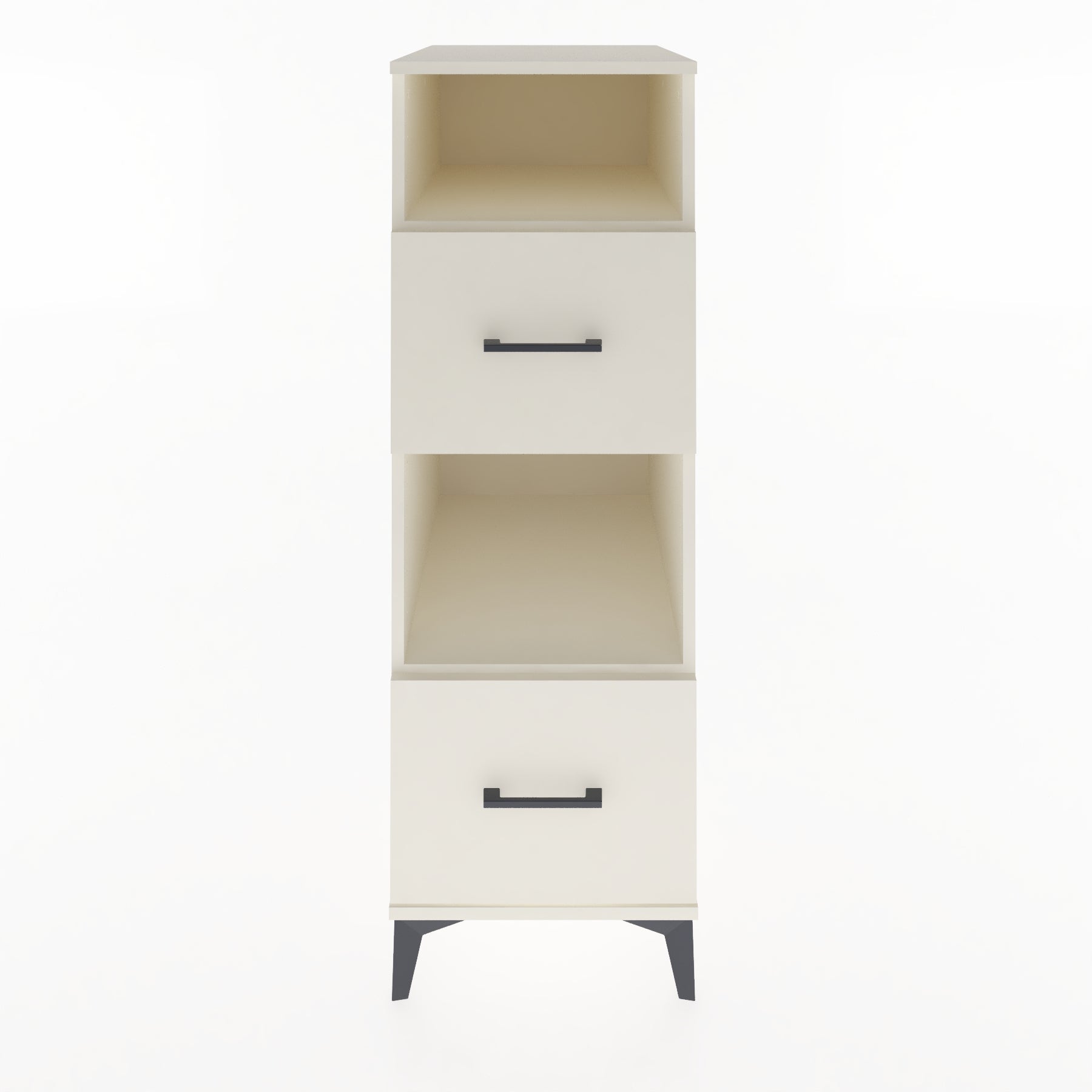 Woodntry Modular Cabinet Moonstone 44x59x122 cm with Drawers and Shelves CR98-1