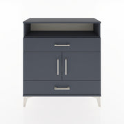 Woodntry Modüler Şifonyer Antrasit 88x30x84 cm Fonksiyonel F48-2