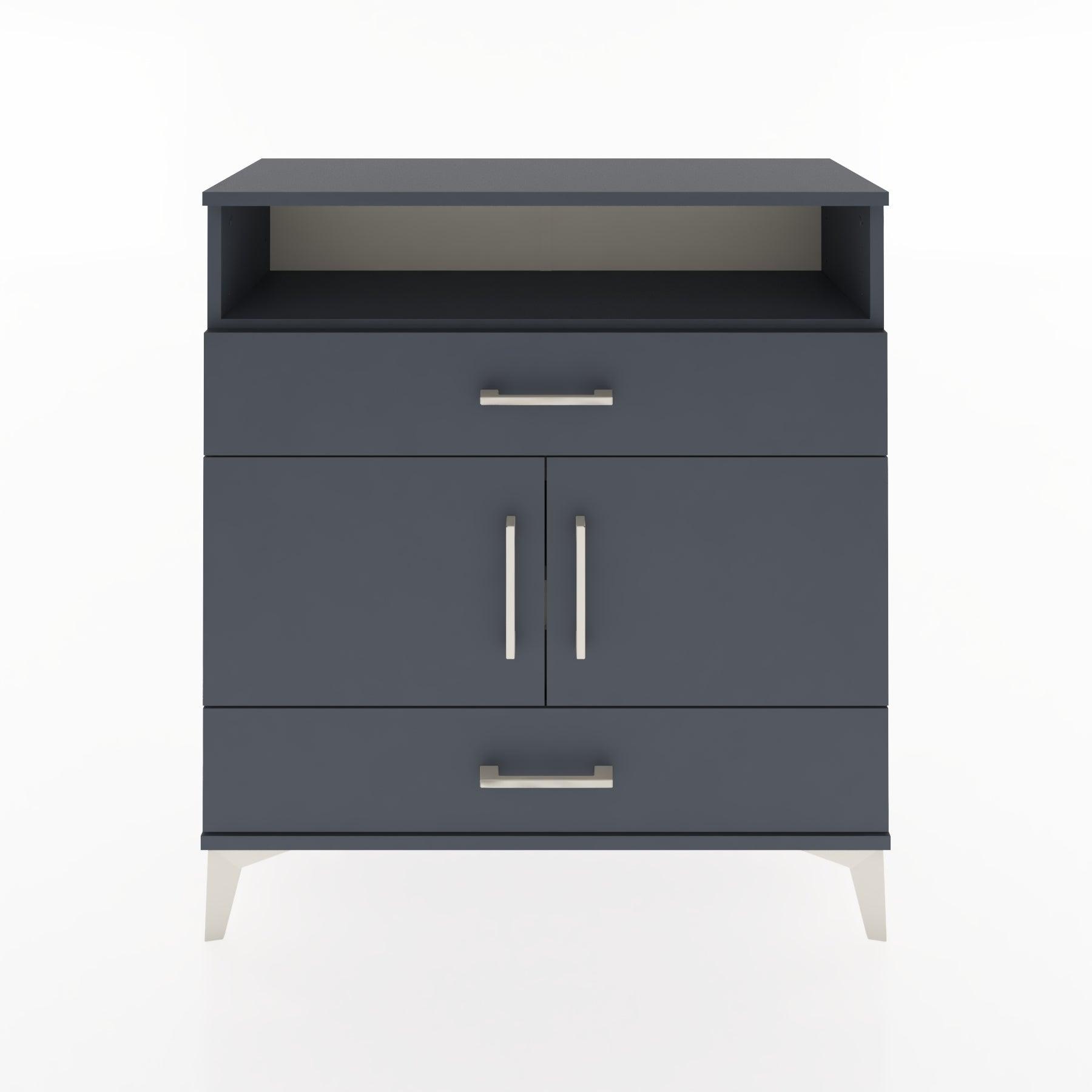 Woodntry Modular Dresser Anthracite 88x30x84 cm Functional F48-2