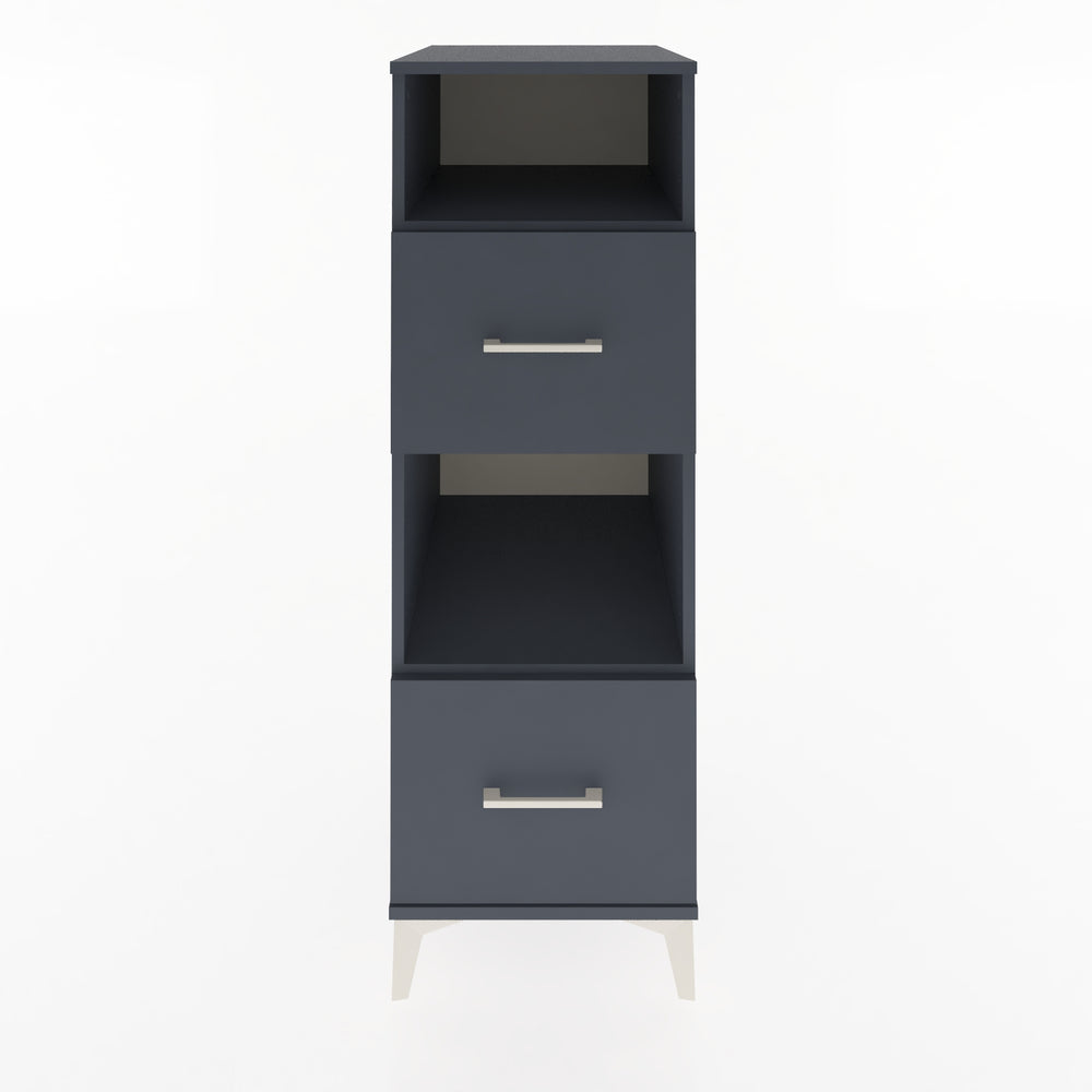 Woodntry Modular Cabinet Anthracite 44x59x122 cm with Drawers and Shelves CR98-2