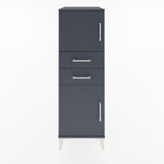 Woodntry Modular Cabinet Anthracite 44x30x122 cm with Doors and Drawers KC48-2