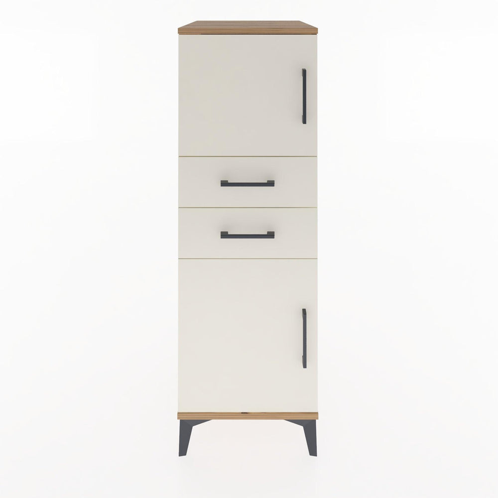 Woodntry Modular Cabinet Pine 44x30x122 cm with Doors and Drawers KC48-3