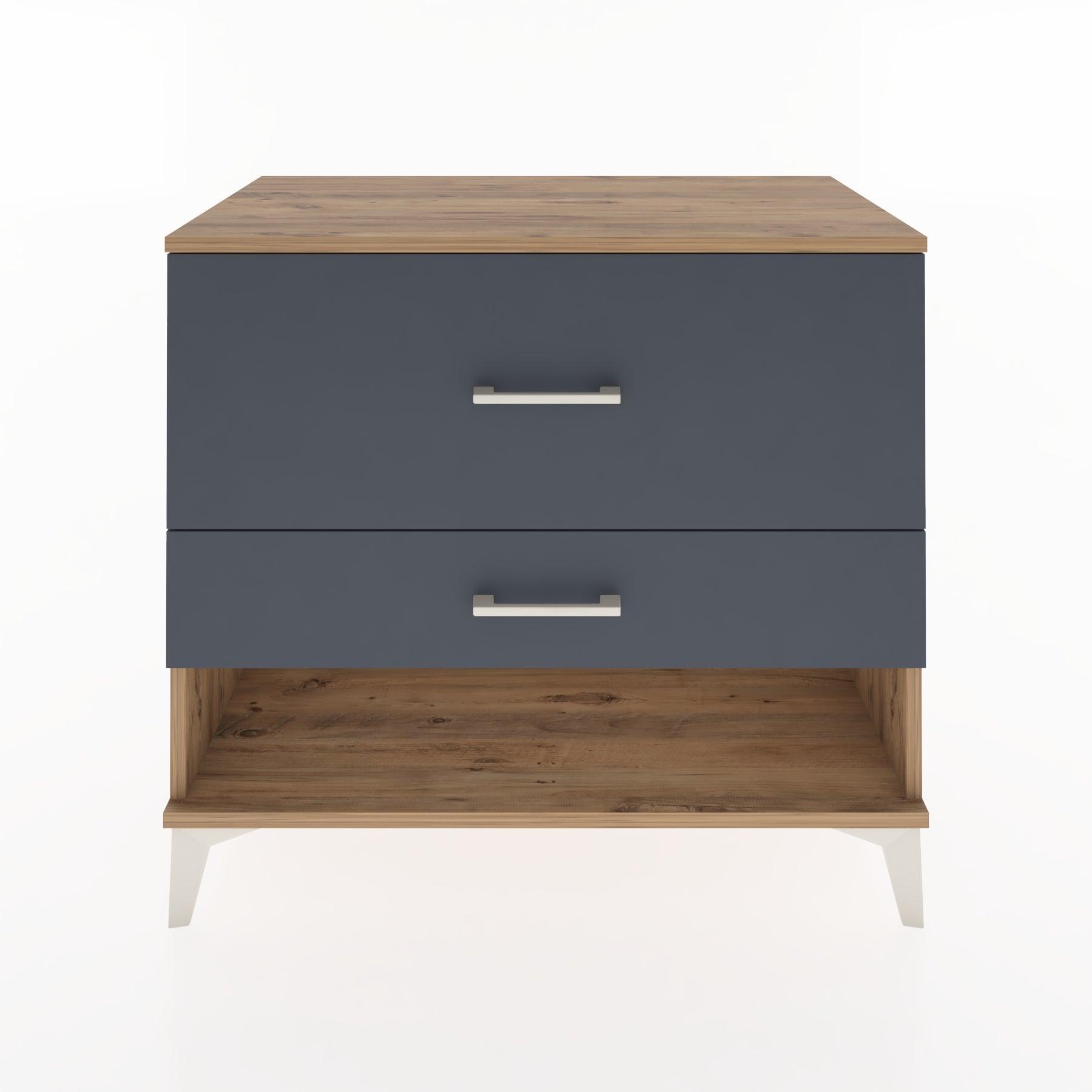 Woodntry Modüler Şifonyer Çam 88x44x68 cm Çekmeceli ve Raflı CR48-3