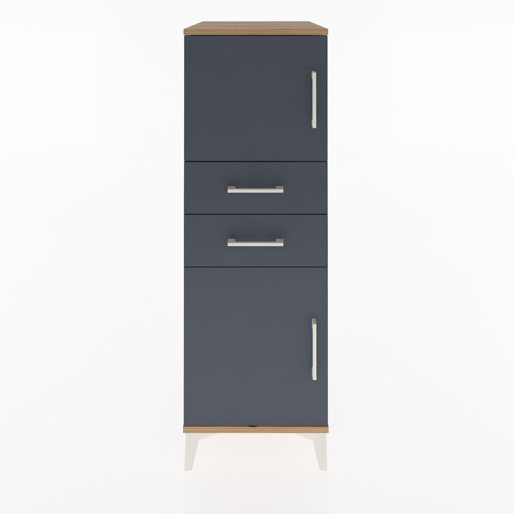 Woodntry Modular Cabinet Pine 44x30x122 cm with Doors and Drawers KC48-3