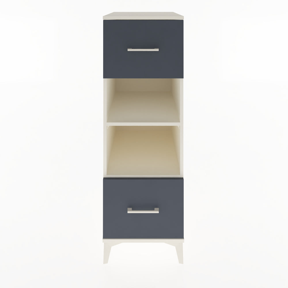 Woodntry Modular Cabinet Moonstone 44x59x122 cm with Drawers and Shelves CR99-1