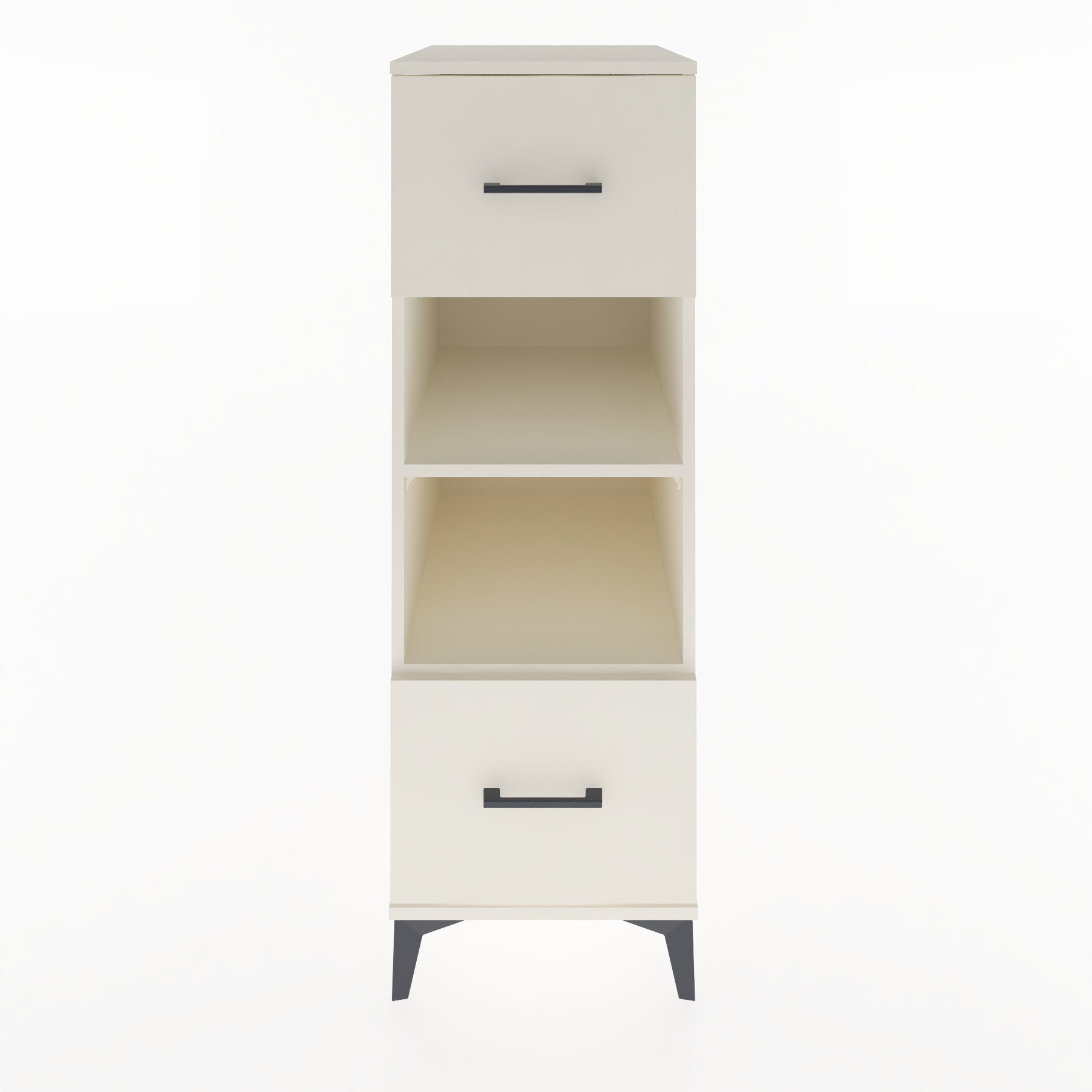 Woodntry Modular Cabinet Moonstone 44x59x122 cm with Drawers and Shelves CR99-1