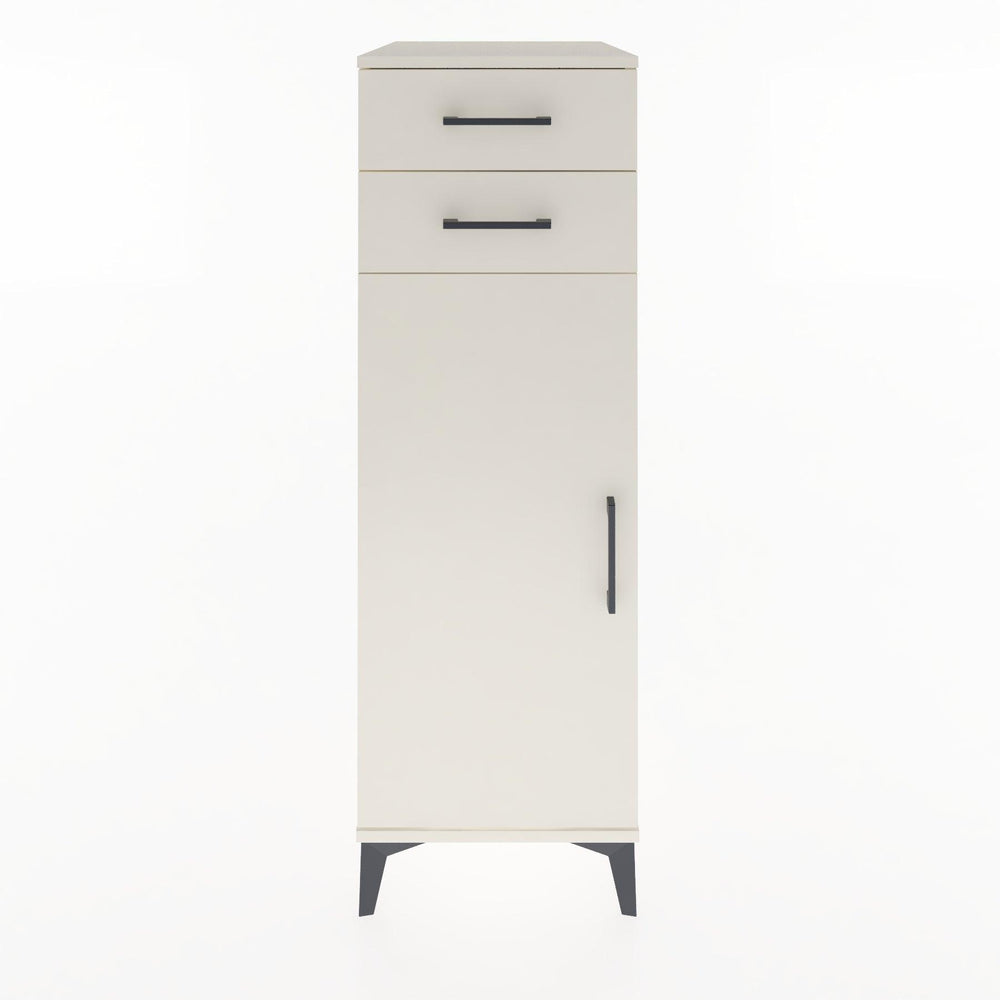 Woodntry Modular Cabinet Moonstone 44x30x122 cm with Doors and Drawers KC49-1