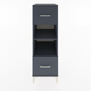 Woodntry Modular Cabinet Anthracite 44x30x122 cm with Drawers and Shelves CR99-2