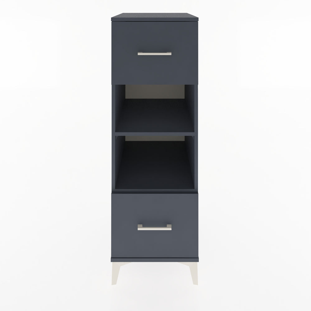 Woodntry Modular Cabinet Anthracite 44x59x122 cm with Drawers and Shelves CR99-2