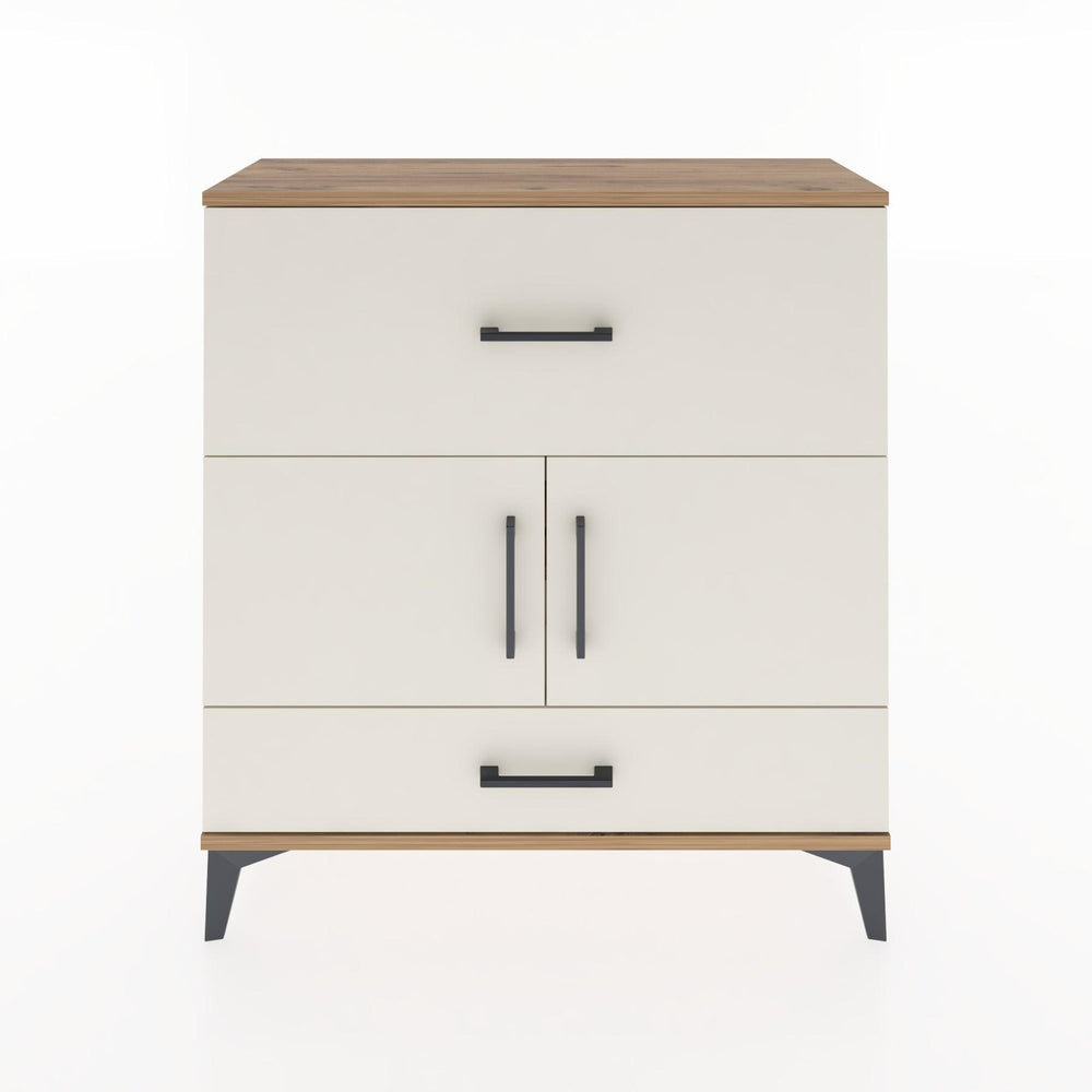Woodntry Modular Dresser Pine 88x30x84 cm with Cover and Drawer KC49-3