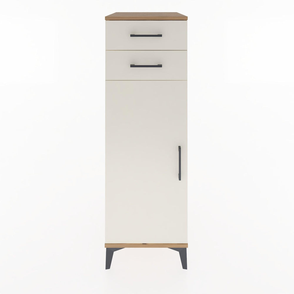 Woodntry Modular Cabinet Pine 44x30x122 cm with Doors and Drawers KC49-3