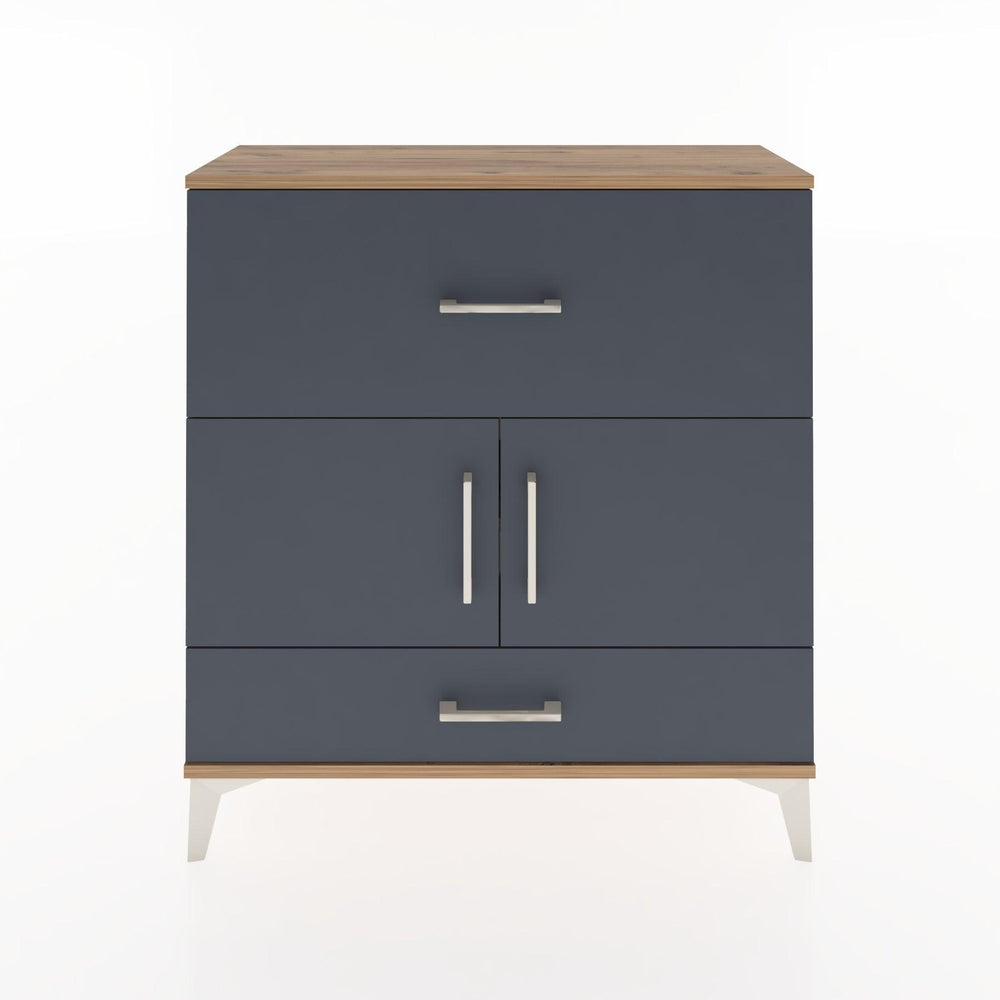 Woodntry Modular Dresser Pine 88x30x84 cm with Cover and Drawer KC49-3