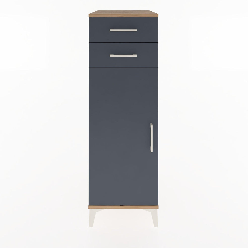 Woodntry Modular Cabinet Pine 44x30x122 cm with Doors and Drawers KC49-3