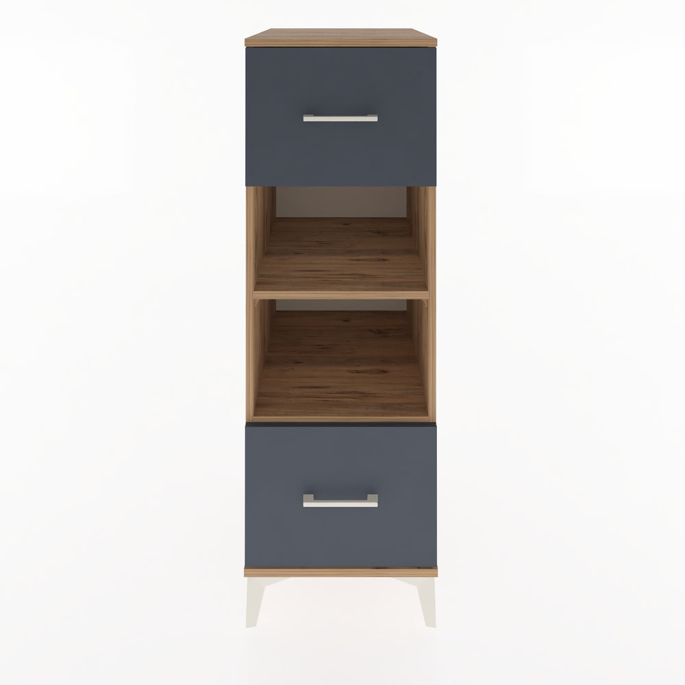 Woodntry Modular Cabinet Pine 44x59x122 cm with Drawers and Shelves CR99-3