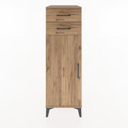 Woodntry Modular Cabinet Pine 44x30x122 cm with Doors and Drawers KC49-3