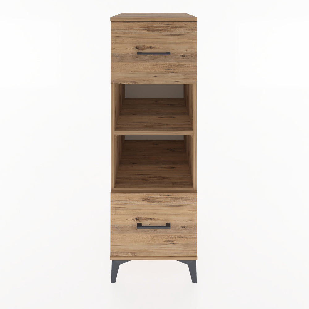 Woodntry Modular Cabinet Pine 44x59x122 cm with Drawers and Shelves CR99-3