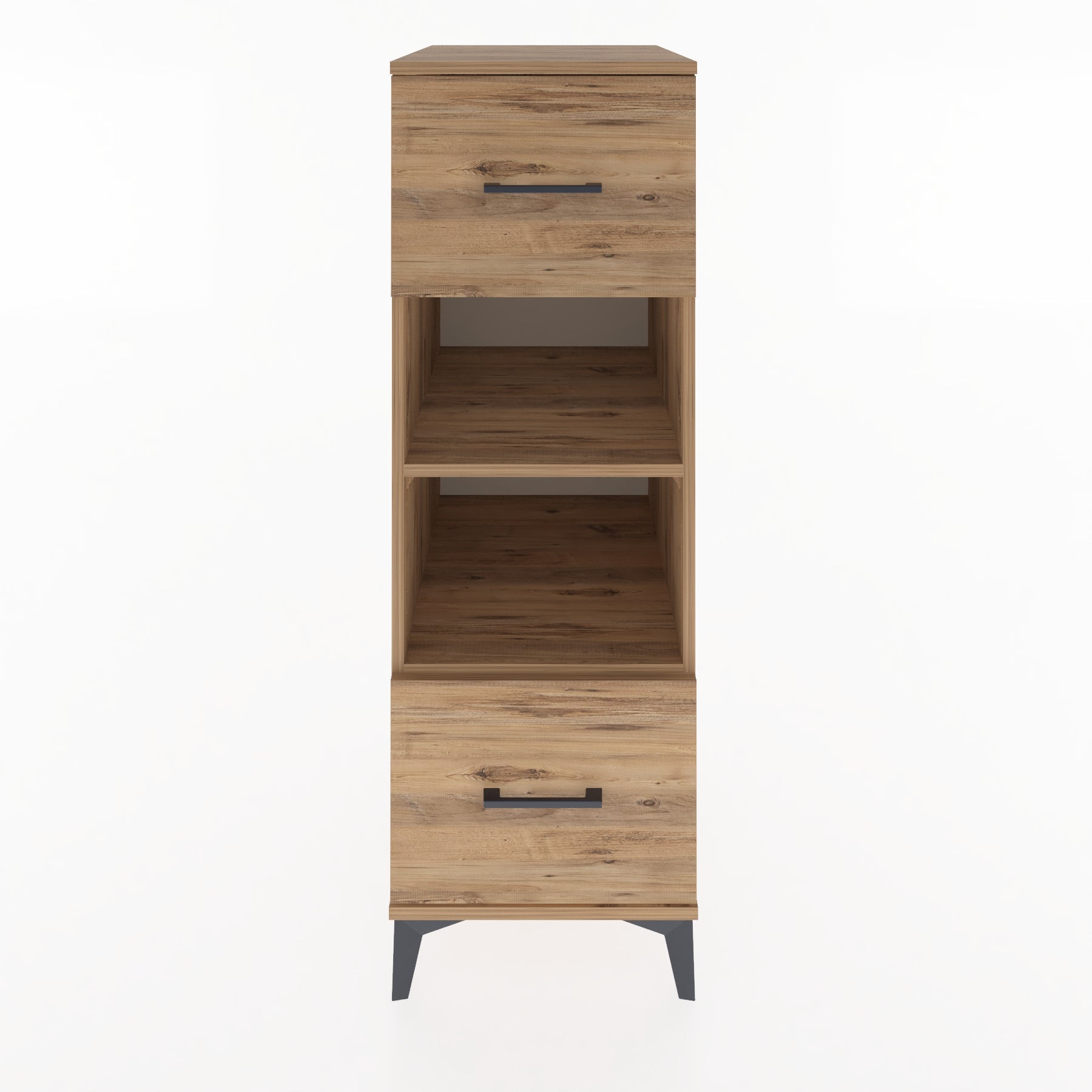 Woodntry Modular Cabinet Pine 44x59x122 cm with Drawers and Shelves CR99-3