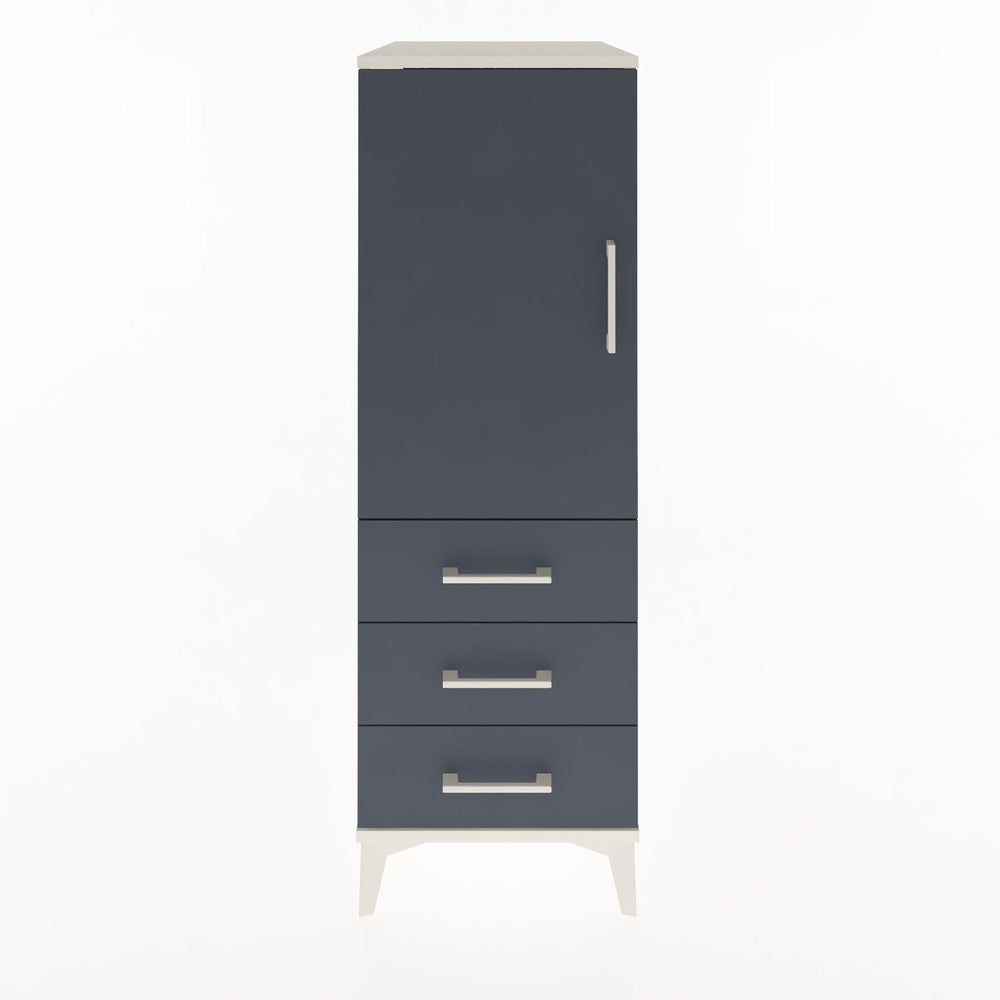 Woodntry Modular Cabinet Moonstone 44x30x122 cm with Doors and Drawers KC134-1