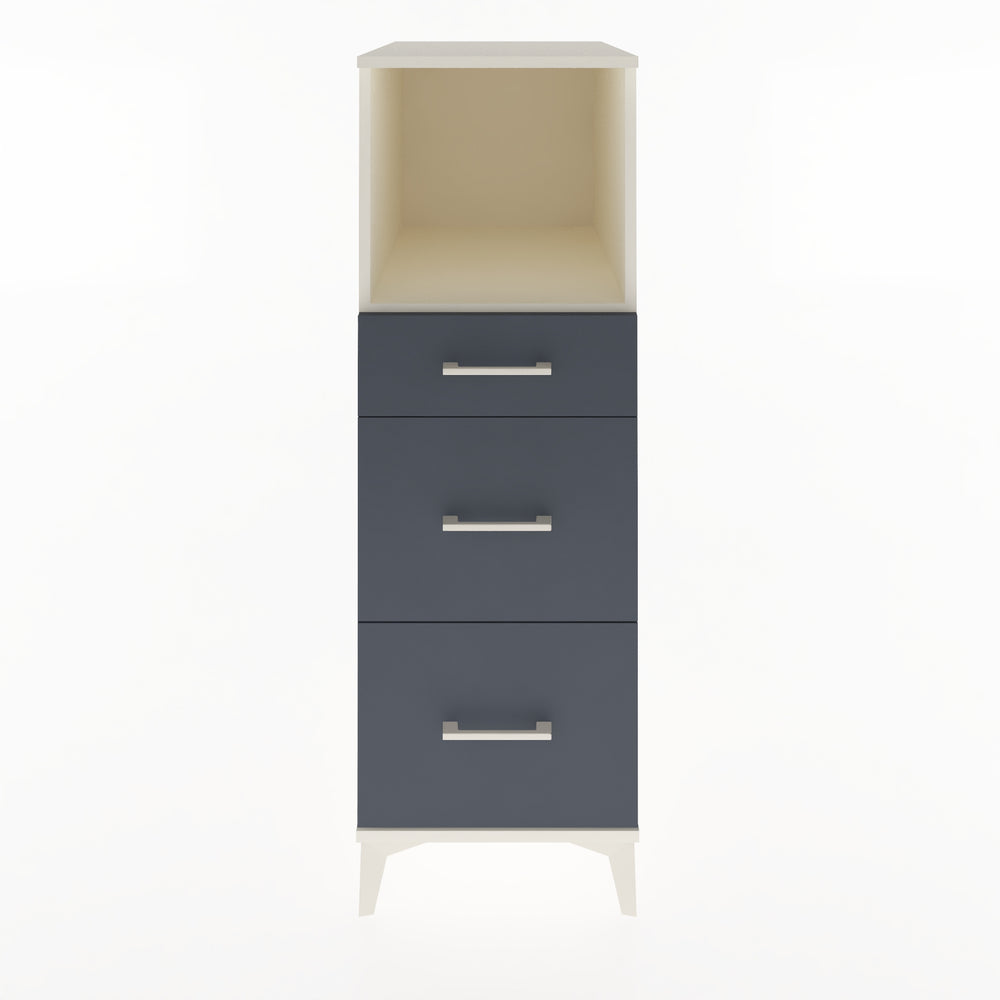 Woodntry Modular Cabinet Moonstone 44x59x122 cm with Drawers and Shelves CR100-1