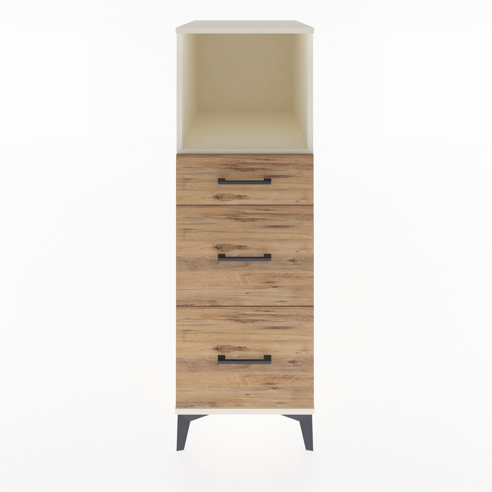 Woodntry Modular Cabinet Moonstone 44x59x122 cm with Drawers and Shelves CR100-1