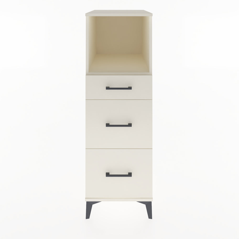 Woodntry Modular Cabinet Moonstone 44x59x122 cm with Drawers and Shelves CR100-1