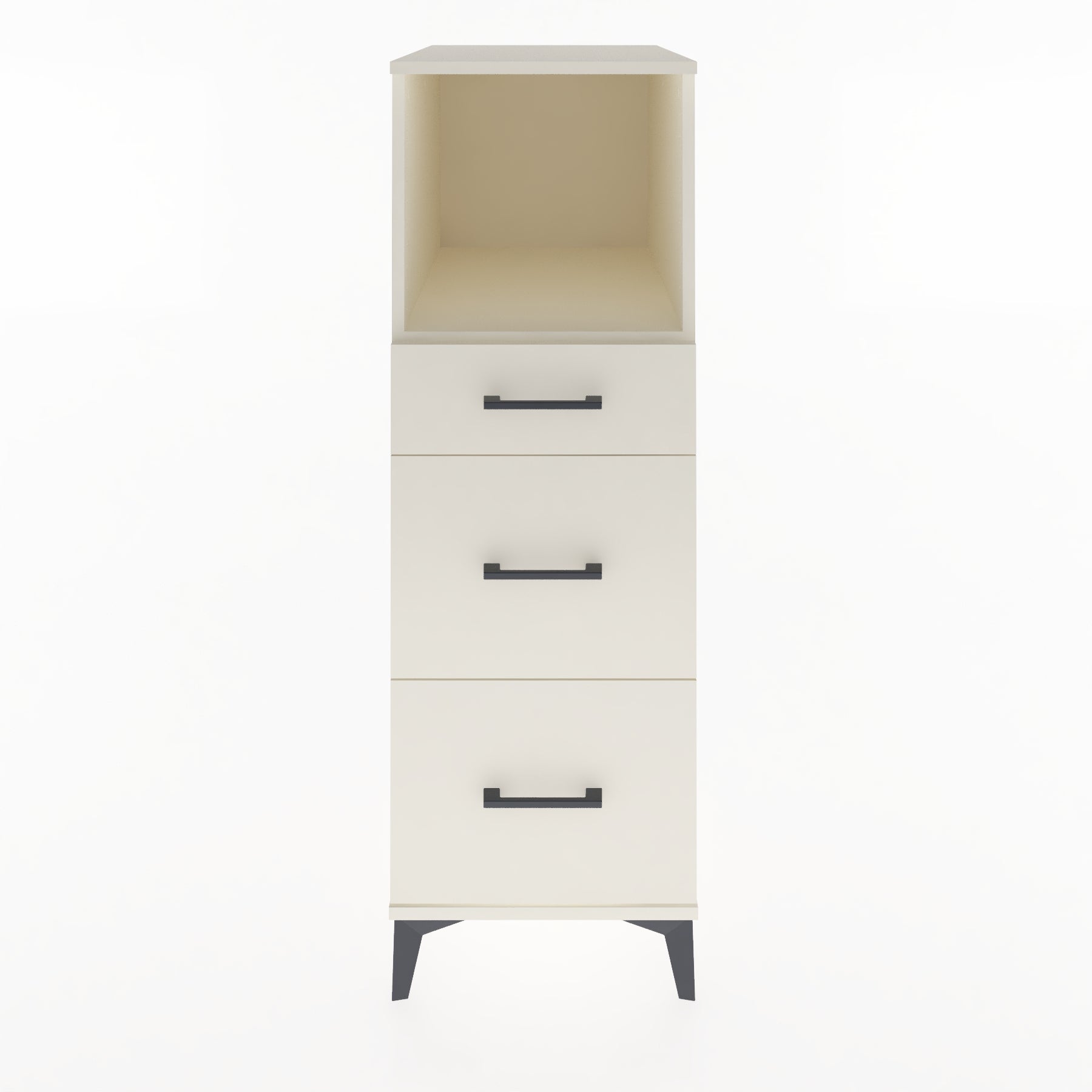 Woodntry Modular Cabinet Moonstone 44x59x122 cm with Drawers and Shelves CR100-1