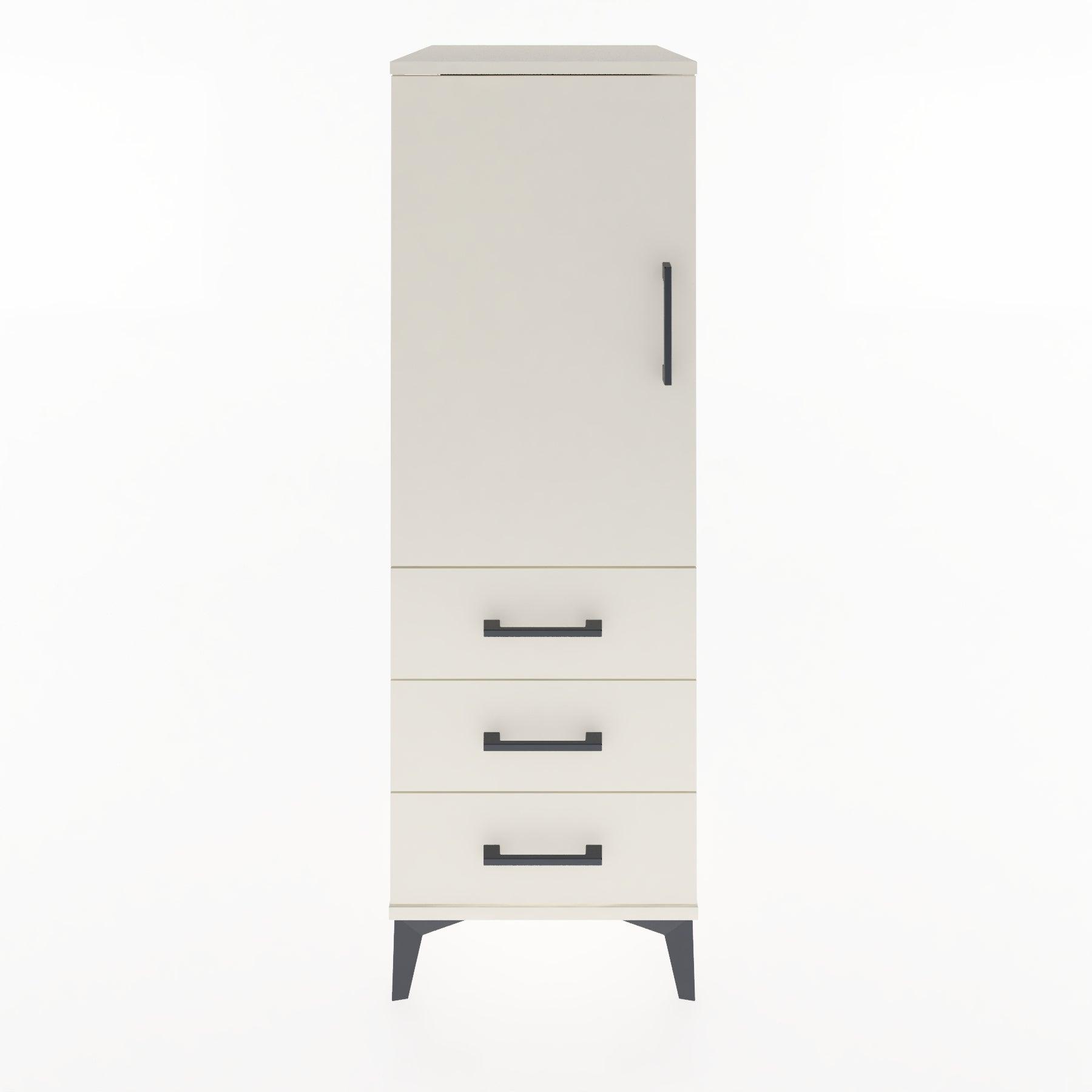 Woodntry Modular Cabinet Moonstone 44x59x122 cm with Doors and Drawers KC134-1