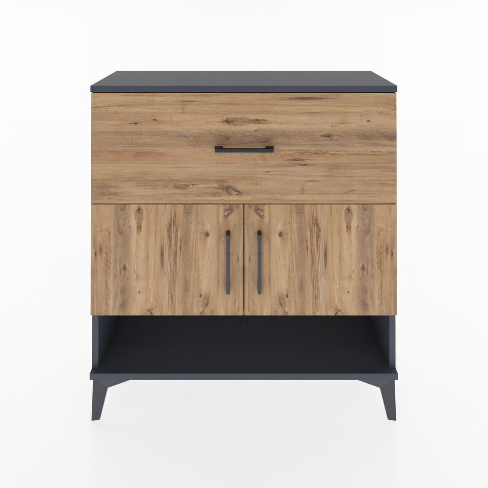 Woodntry Modular Dresser Anthracite 88x30x84 cm Functional F50-2