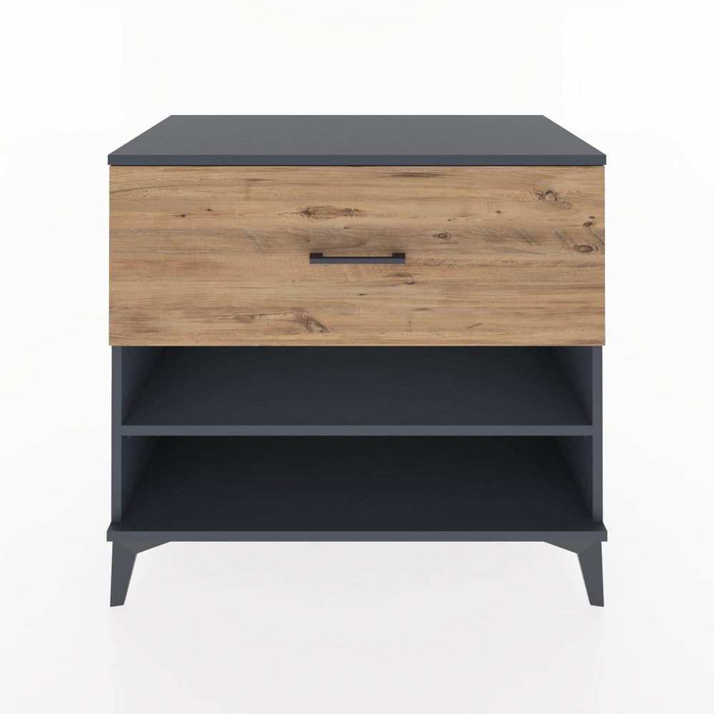 Woodntry Modular Dresser Anthracite 88x44x68 cm with Drawers and Shelves CR50-2