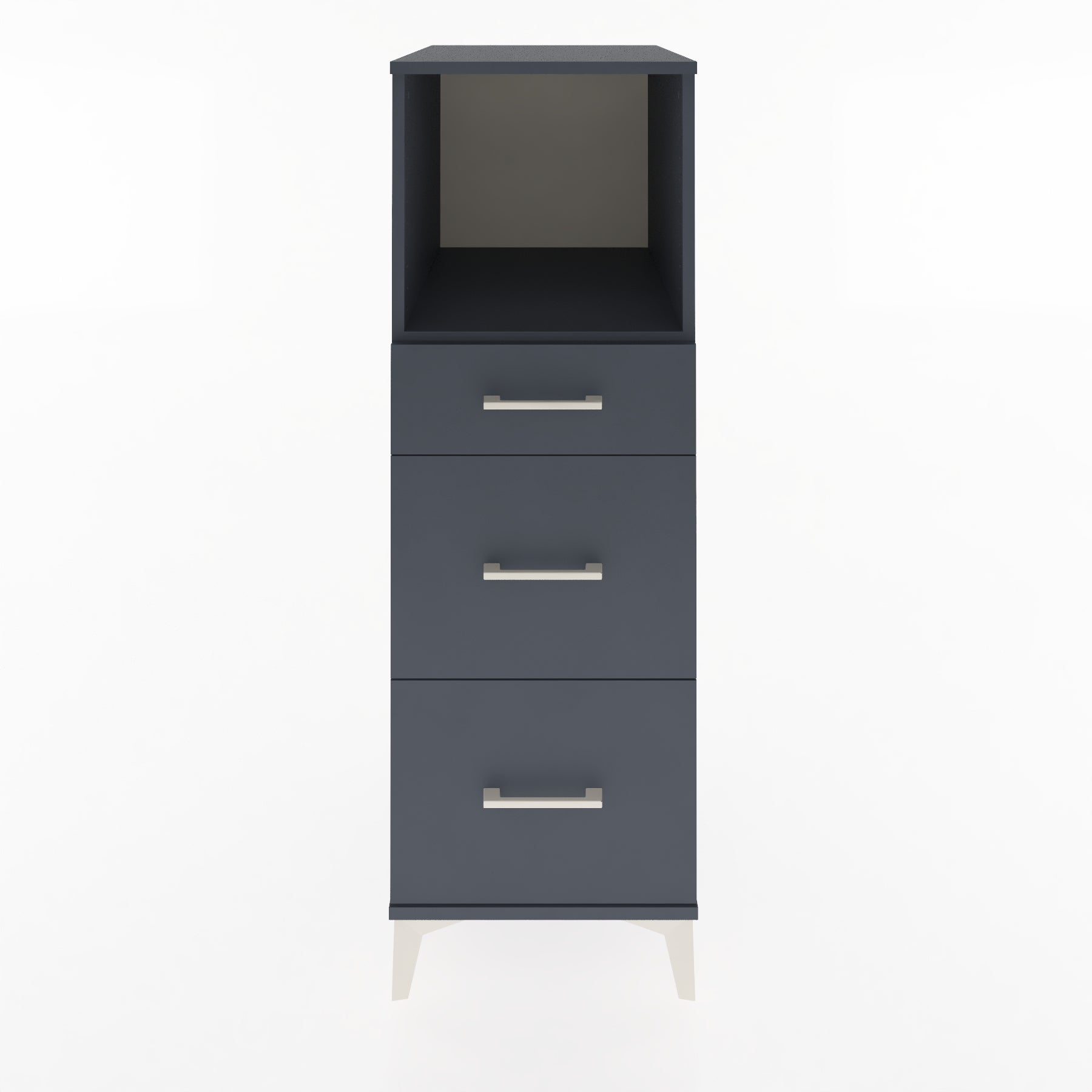 Woodntry Modular Cabinet Anthracite 44x59x122 cm with Drawers and Shelves CR100-2