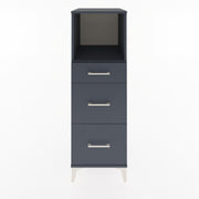 Woodntry Modular Cabinet Anthracite 44x30x122 cm with Drawers and Shelves CR100-2