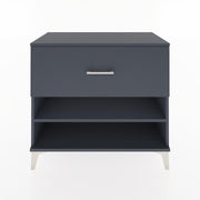 Woodntry Modüler Şifonyer Antrasit 88x44x68 cm Çekmeceli ve Raflı CR50-2