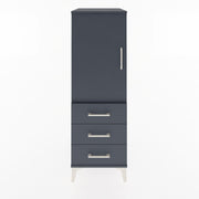 Woodntry Modular Cabinet Anthracite 44x30x122 cm with Doors and Drawers KC50-2