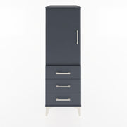 Woodntry Modular Cabinet Anthracite 44x59x122 cm with Doors and Drawers KC50-2