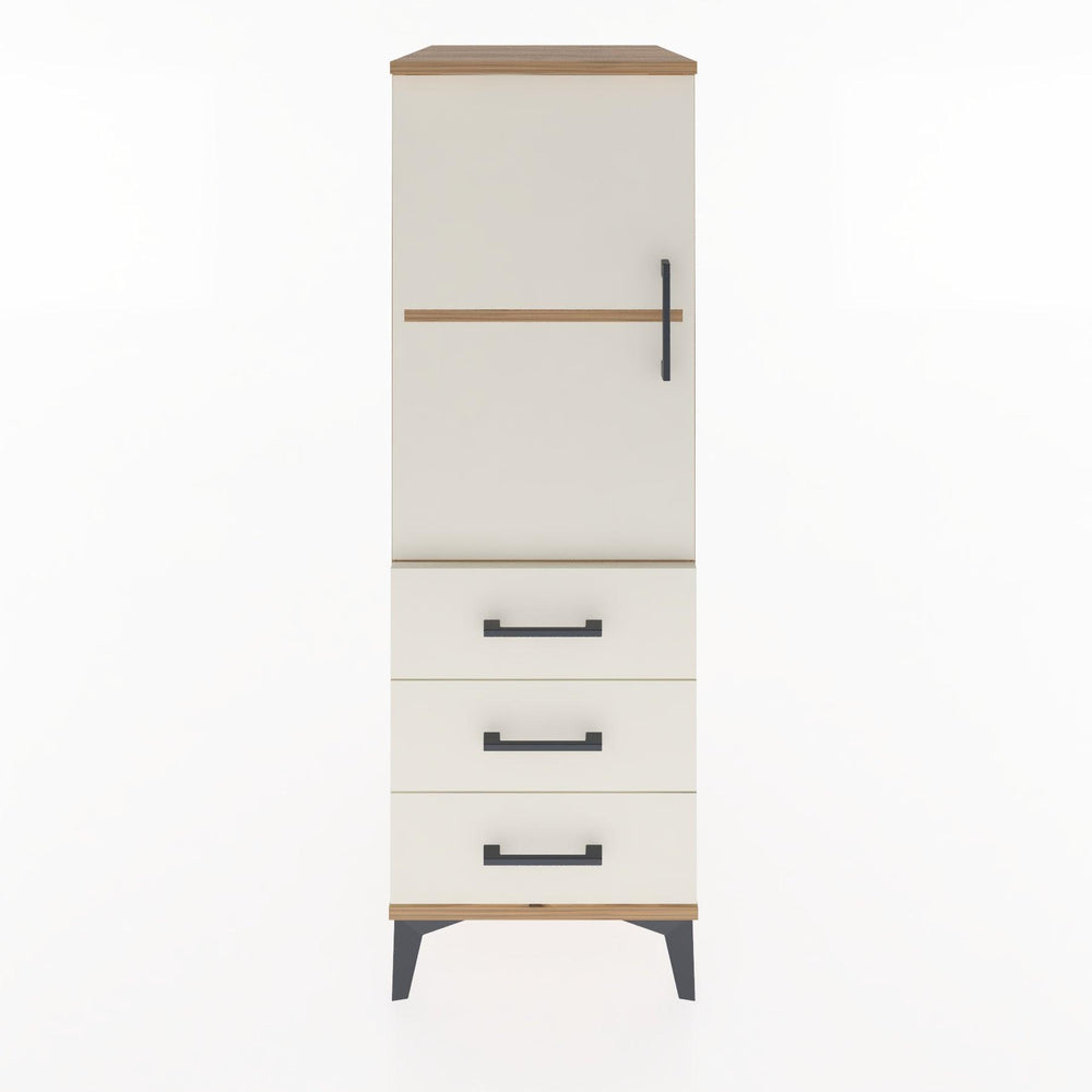 Woodntry Modular Cabinet Pine 44x30x122 cm with Doors and Drawers KC50-3