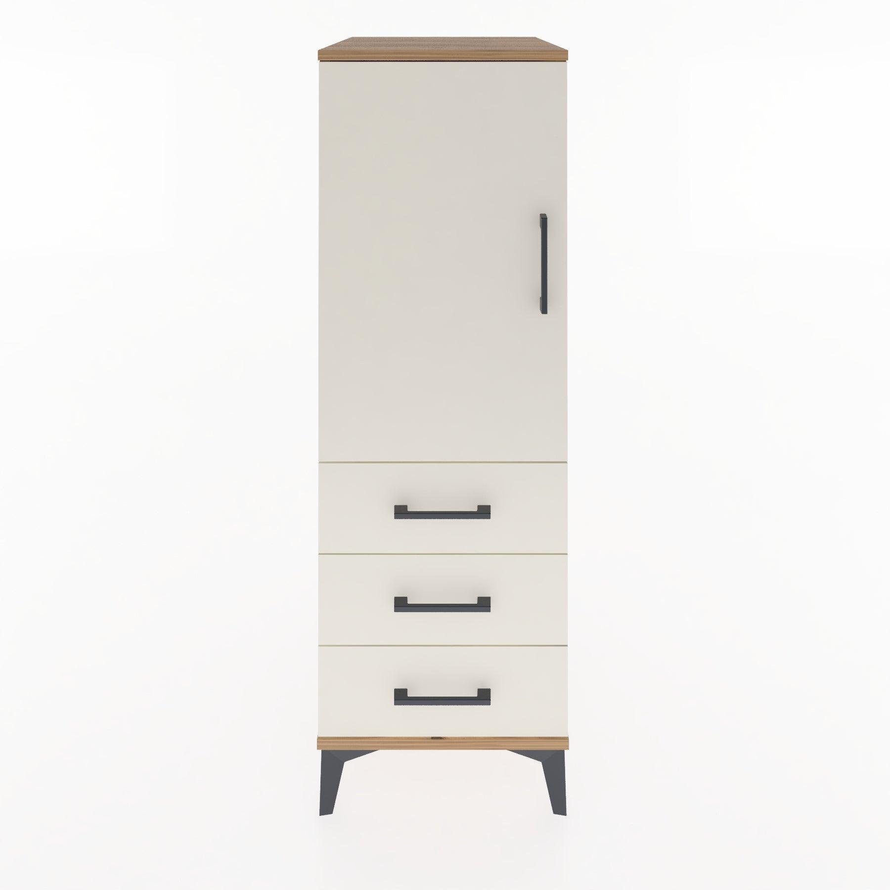 Woodntry Modular Cabinet Pine 44x59x122 cm with Doors and Drawers KC134-3